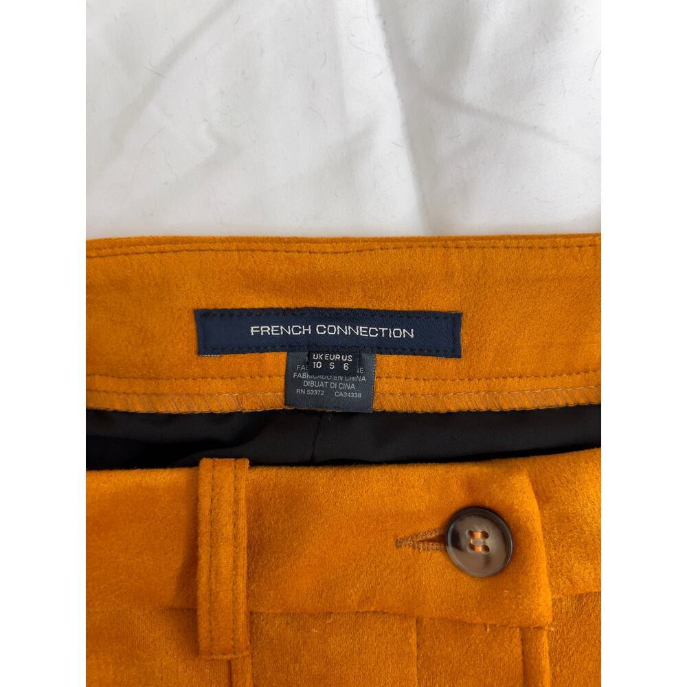 French Connection Faux Suede Mini Skirt, Size 6, EUC - Picture 5 of 7